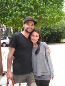 Guide Dustin Woida and his wife Paola(also a guide which joined our team for a brief time).   We had to say goodbye to "Pow" (her nickname) due to her having another team arrive today.