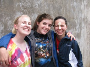 Olivia, Lexi and Ashley - from left to right).  They are interns volunteering their time