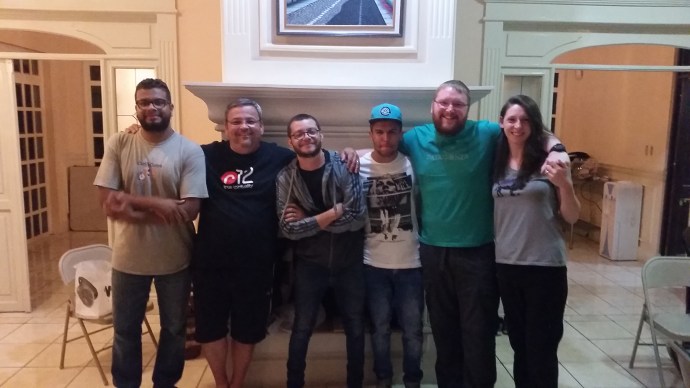 Oso, Mike Parker, Fernando, Lil' Fernando,  Timothy and Lori