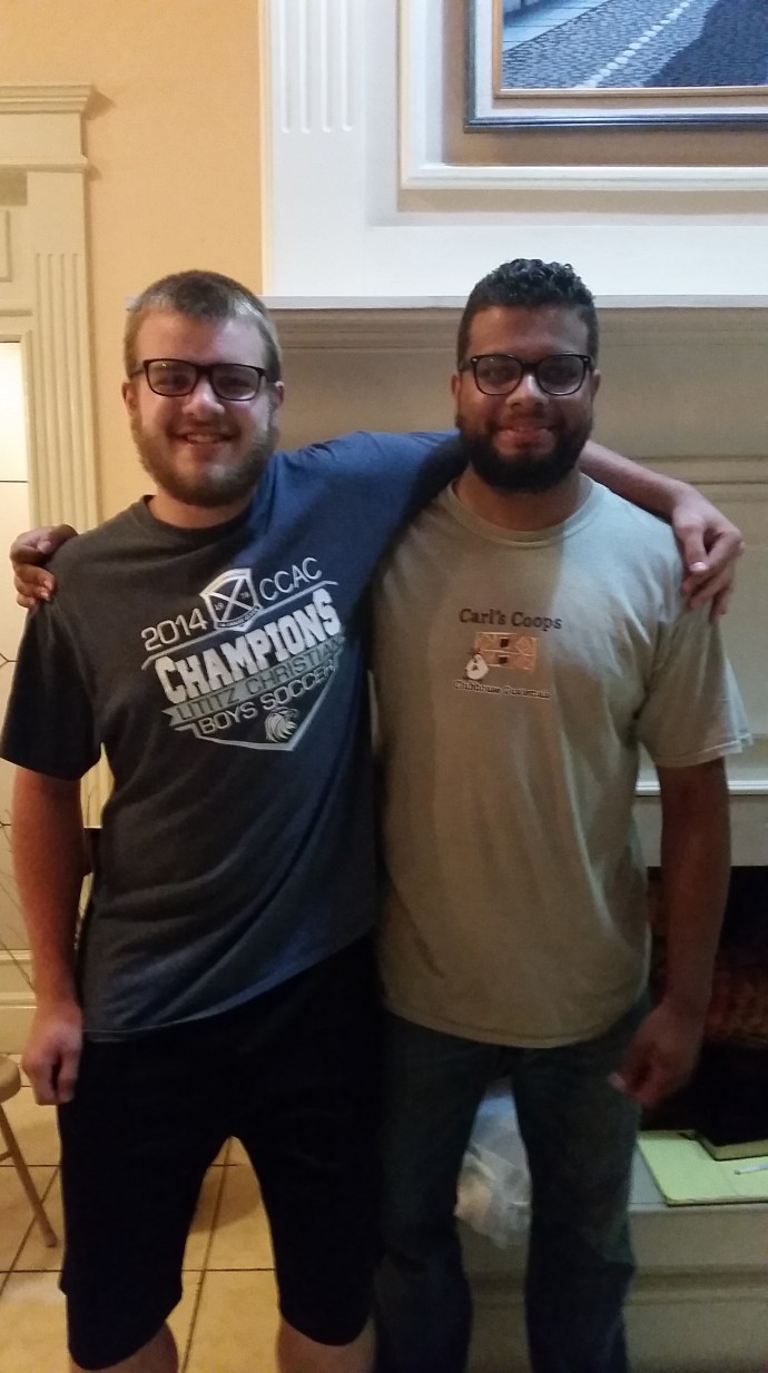 Cam (Oso Americano) and his Guatemalan brother, Oso. Oso was one of our translators.